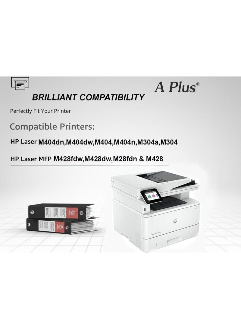 APlus 59A / 259A Compatible Toner Cartridge for HP LaserJet Pro M404, M406, M304, MFP M428, M430 Series – 3000 Page Yield, With Smart Chip - Image 3
